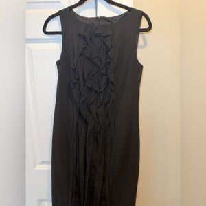 Ann Taylor Black Sleeveless Sheath Dress Size 4